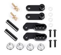 RC Pièces Voiture Compatible avec Tamiya Clod Buster 4x4x4 1/10 RC, Pièces De Mise À Niveau, Direction Servo en Alliage D'aluminium, Support Fixe