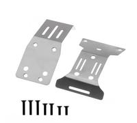 RC Pièces Voiture Compatible avec Tamiya DT04 Fighter NXGEN 58741 1/10 RC, Pièces De Mise À Niveau De Voiture, Plaques De Protection Inférieures Avant Et Arrière en Alliage D'aluminium