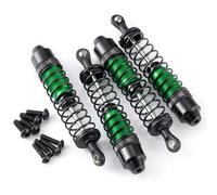 RC Pièces Voiture Compatible avec Tamiya Lunch Box 1/12 RC Voiture Pièces Upgrade Amortisseurs Hydrauliques en Alliage D'aluminium(Green)