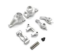 RC Pièces Voiture Compatible avec Tamiya pour Hornet pour Evo 58742 DT02 DT03 1/10 RC, Pièces De Voiture, Tasse De Direction en Métal C pour Siège Arrière, 3 Pièces(Silver)