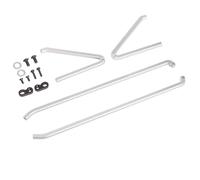 RC Pièces Voiture Compatible avec Tamiya pour Hornet pour Evo Grasshopper 1/10 RC Camion Voiture Pièces De Mise À Niveau pour Protection De Châssis(Silver)