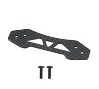 RC Pièces Voiture Compatible avec Tamiya pour TT-02 1/10 RC, Pièces De Mise À Niveau De Voiture, Accessoires De Remplacement, Support De Pare-Chocs en Fiber De Carbone