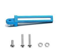 RC Pièces Voiture Compatible avec Tamiya pour TT-02 TT02D TT02T TT02S 1/10 RC, Pièces De Voiture, Dissipateur Thermique en Métal Réglable, Support De Moteur De Montage De Ventilateur(Blue)
