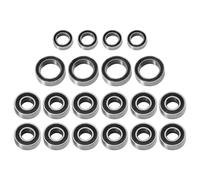 RC Pièces Voiture Compatible avec Tamiya pour TT01 pour TT-01 TT-01E pour TT-02B TT-01D 1/10 RC Voiture Pièces Upgrade Kit 20pcs Roulements Scellés