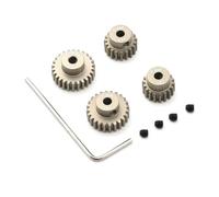 RC Pièces Voiture Compatible avec Tamiya pour TT01 pour TT02 TB02 TA05 1/10 RC, Pièces De Mise À Niveau De Voiture en Métal 18T 19T 24T 25T, Engrenage De Moteur À Pignon