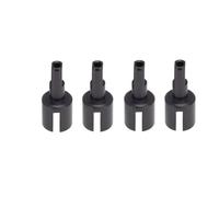 RC Pièces Voiture Compatible avec Tamiya pour TT01 pour TT02 TT01D TT01E DF-02 M05 M06 1/10 RC, Pièces De Voiture, Boîte De Vitesses en Métal, Tasse De Joint/Tasse Différentielle(Black)