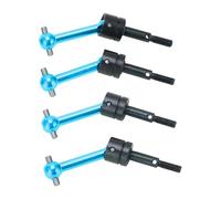 RC Pièces Voiture Compatible avec Tamiya pour TT02 1/10, pour Arbre D'entraînement CVD Universel en Métal, Kit D'essieu Robuste De 70mm, 2 À 4 Pièces Mise Niveau Voiture RC(Blue)