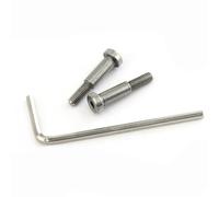 RC Pièces Voiture Compatible avec Tamiya pour TT02 1/10 RC, Pièces De Mise À Niveau Voiture, Accessoires Remplacement, Vis Étagée Faible Friction 3x18mm