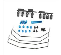 RC Pièces Voiture Compatible avec Tamiya TD4 1/10 RC, Pièces De Mise À Niveau De Voiture, Ensemble Complet De Barres Stabilisatrices Anti-roulis Avant Et Arrière, Suspension Renforcée 22037 AS96