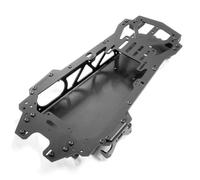 RC Pièces Voiture Compatible avec Tamiya Wild Fast Attack Vehicle 1/10 Voiture Radiocommandée Upgrade Pièces Châssis Cadre Aluminium Kit(Gray)