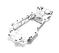 RC Pièces Voiture Compatible avec Tamiya Wild Fast Attack Vehicle 1/10 Voiture Radiocommandée Upgrade Pièces Châssis Cadre Aluminium Kit(Silver)