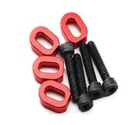 RC Pièces Voiture Compatible avec TRAXXAS 1/5 pour X-maxx 6S 1/6 pour XRT 8S RC Pièces De Mise À Niveau De Voiture en Alliage D'aluminium 7075 Fixation Renforcement De La Base du Moteur(Red)