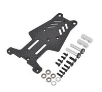 RC Pièces Voiture Compatible avec Traxxas pour Bandit pour VXL pour Rustler pour VXL 1/10 Voiture Radiocommandée Upgrade Pièces Châssis Supérieur Fibre Carbone Motif