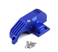 RC Pièces Voiture Compatible avec TRAXXAS pour MAXX 89076-4 89086-4 1/10 RC, Pièces De Mise À Niveau De Voiture, Couvercle D'engrenage Principal en Métal, Protection du Moteur 8987(Blue)