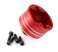 RC Pièces Voiture Compatible avec Traxxas pour Mini pour Maxx 1/16 RC Voiture Pièces Upgrade Carter Différentiel Universel Boîtier De Différentiel(Red)