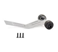 RC Pièces Voiture Compatible avec TRAXXAS pour Mini pour MAXX Monster Truck 107154 1 RC, Pièces De Mise À Niveau De Voiture, Têtes en Acier Inoxydable pour Roue Supérieure(Black)