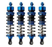 RC Pièces Voiture Compatible avec Traxxas pour Mini pour Maxx pour XRT RC Pièces De Mise À Niveau De Voiture Avant Arrière pour Amortisseurs Universels en Alliage D'aluminium(Blue)