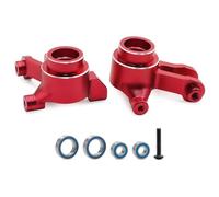 RC Pièces Voiture Compatible avec Traxxas pour Mini pour Maxx Tra10736 pour XRT 1/16 RC Kit De Pièces Mise À Niveau Voiture en Métal(Red)