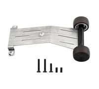 RC Pièces Voiture Compatible avec Traxxas pour Mini pour Slash 4X4 108164-1 1/16 RC, Pièces De Mise À Niveau Voiture, Accessoires Remplacement, Barre Roue en Métal(Black)