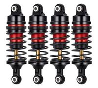 RC Pièces Voiture Compatible avec Traxxas pour Mini pour Slash 4X4 pour Rallye pour VXL RS200 1/16 RC Pièces De Mise À Niveau Voiture 4 Amortisseur en Alliage D'aluminium