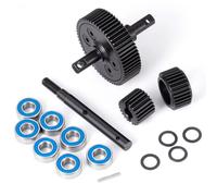 RC Pièces Voiture Compatible avec Traxxas pour Slash 2WD 1/10 Pièces Upgrade Voiture RC Kit Engrenages Roulements Boîte De Vitesse Métal Accessoires De Remplacement