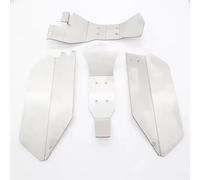 RC Pièces Voiture Compatible avec Traxxas pour Slash 4WD 1/10 RC Voiture Pièces Upgrade Pare-Chocs pour Chassis Plaque De Glissement Acier Inoxydable Métal 1 Set