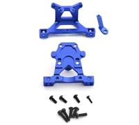 RC Pièces Voiture Compatible avec Traxxas pour Slash pour E-revo pour Summit 1/16 RC, Support De Carrosserie Avant Et Arrière en Métal 7015 Pièces Mise À Niveau Voiture(Blue)