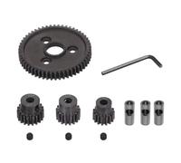 RC Pièces Voiture Compatible avec Traxxas pour Slash pour Rallye pour Summit E 1/10 RC, Pièces De Voiture, Engrenage Droit en Acier Métallique 54T 32P Jeux Pignons 15T 17T 19T