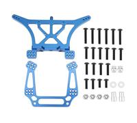 RC Pièces Voiture Compatible avec Traxxas pour Slash pour Rustler pour Bandit 2WD pour Raptor 1/10 RC Pièces De Voiture Tour Choc Avant Et Arrière en Métal 3638 3639(Blue)