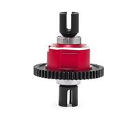 RC Pièces Voiture Compatible avec Traxxas pour Traîneau 1/8 RC, Pièces De Mise À Niveau De Voiture, Accessoires De Remplacement, Différentiel Central en Métal 52T 9585(Red)