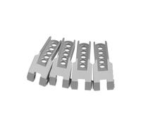 RC Pièces Voiture Compatible avec Traxxas pour TRX4 1/10 RC Crawler Pièces Upgrade Support Métallique D’amortisseurs À Réglage Multi-Angles(Silver)