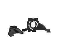 RC Pièces Voiture Compatible avec Traxxas pour Trx4 1/10 RC, Pièce De Mise À Niveau Voiture, Accessoires Remplacement, Support Moteur Réglable en Alliage D'aluminium(Black)