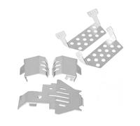 RC Pièces Voiture Compatible avec Traxxas pour TRX4 82056-4 pour Defender Voiture Télécommandée Pièces Amélioration Pare-Chocs pour Châssis Protection Plaque Glissement