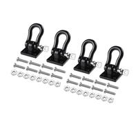 RC Pièces Voiture Compatible avec Traxxas pour TRX4 pour Axial pour SCX10 D90 1/10 RC Pièces De Mise À Niveau Chenille Boucle Remorquage Remorque en Métal Crochets Manilles