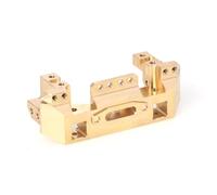 RC Pièces Voiture Compatible avec Traxxas pour TRX4 pour TRX6 1/10 RC Pièces De Mise À Niveau Voiture sur Chenilles Support Pare-Chocs Avant en Aluminium Et Servo(Brass)