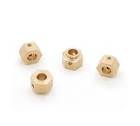 RC Pièces Voiture Compatible avec Traxxas pour TRX4 pour TRX6 1/10 RC Pièces De Mise À Niveau Voiture sur Chenilles Adaptateur D'entraînement Moyeu Hexagonal Roue en Laiton 12x8mm