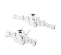 RC Pièces Voiture Compatible avec Traxxas pour TRX4M pour TRX-4M 1/18 RC Pièces De Mise À Niveau De Voiture 2 Pièces Boîtier D'essieu Avant Et Arrière en Métal