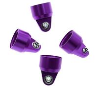 RC Pièces Voiture Compatible avec TRAXXAS pour X-MAXX 1/5 RC Voiture Pièces Upgrade Couvercle De Bouchon D'amortisseur Métallique 4pcs(Purple)