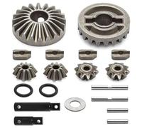 RC Pièces Voiture Compatible avec Traxxas X pour MAXX 2 0 pour Slash 1/5 1/8 RC, Pièces De Mise À Niveau Voiture, Kit D'engrenage Différentiel en Acier 8982 8989 CNC Robuste