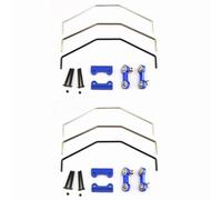 RC Pièces Voiture Compatible avec Traxxas X pour Maxx XMAXX 1/5 RC, Pièces De Mise À Niveau De Voiture, Kit De Barre Stabilisatrice Avant Et Arrière en Métal, Barre Anti-roulis