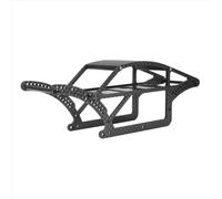 RC Pièces Voiture Compatible avec TRX4M 1/18 RC, Pièces De Mise À Niveau Voiture, Accessoires Remplacement, 1 Pièce, Motif en Fiber Carbone, Kit Cadre Châssis
