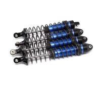 RC Pièces Voiture Compatible avec Trxs pour Slash pour ARRMA pour SENTON pour Typhon 1/10 Pièces De Mise À Niveau pour Véhicules 4x4 RC Amortisseurs Avant Et Arrière en Métal(Blue)