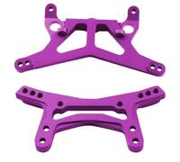 RC Pièces Voiture Compatible avec WLtoys 244016 pour Losi Micro B pour Losi Micro T 1/24 RC Voiture Pièces Upgrade Tours D’amortisseurs Avant Et Arrière en Aluminium(Purple)