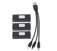 RC Plane 1800mAh avec 3 en 1 Câble de Charge Léger Laissez-Vous à Longue durée de Vie de Batterie pour la Batterie F184 S93 L900 A258