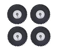 RC Pneus Bonne prise de façon d'amortissant forte résistance à l'abrasion pour les roues de véhicule SCX10 1/10 RC (Silber)