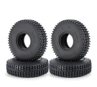 Rc Pneus Compatible avec Axial SCX24 pour Deadbolt pour Gladiator TRX-4M 1/18 1/24 RC Voiture 4 Pièces 64/65mm Pneus De Roue en Caoutchouc Pièces De Mise À Niveau(65x20mm)