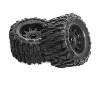 Rc Pneus Compatible avec Sledge pour ARRMA pour KRATON pour Outcast 1/7 1/8 RC Car - 2 Pneus Monster Stunt Truck De 170 Mm - Hexagones De Roue De 12 Mm, 14 Mm Et 17 Mm