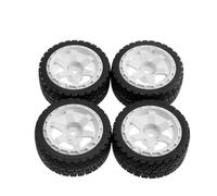 Rc Pneus Compatible avec Tamiya 1/10 TT02 XV01 pour Lancia pour Voiture Delta RC 4 Pièces Pneus De Mise À Niveau De Voiture RC Roue Pneus Hexagonaux De 12mm