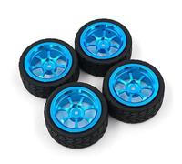 RC Pneus Composants Compatible Avec WLtoys Pour A959-B A949 A959 A969 A979 K929 Pour Pièces De Voiture RC 1/18, Roues En Alliage D'aluminium, 4 Pièces, Jantes Et Pneus, Adaptateur De Roues