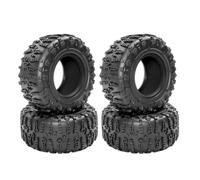 RC Pneus Composants Pour Axial Pour SCX10 RR10 RBX10 Pour Wraith 90056 90045 90031 90020 Pour YETI 1:10 4 Pièces Pneus En Caoutchouc 2,6" Pour Rock Crawler